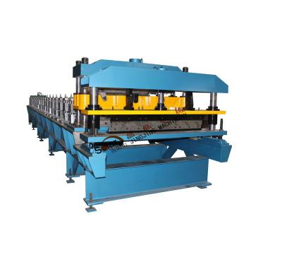 China Hotels Nigeria Low Price Trapezoidal Long Span Roof Wall Panel Steel Aluminum IBR Tile Roll Forming Machine Factory for sale