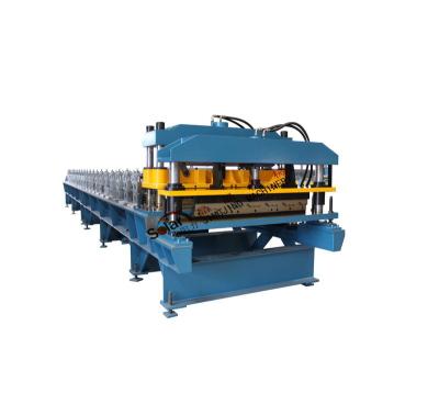 China Automatic Customized Exquisite Glazed Hotels Tile Roll Forming Machine For Roof Decoration for sale