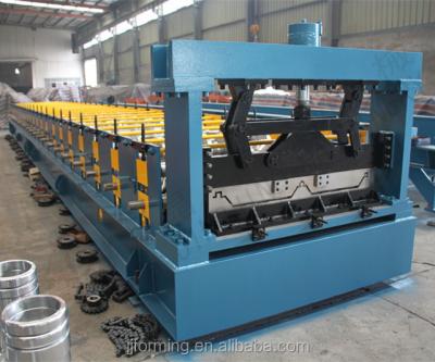 China Roof And Wall Slef Lock Steel Panel Roll Forming Machine for sale