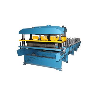 China Hotels Roll Formers Corrugated Steel Sheet Metal Roof Wall Panel Glazed Tiles Roll Forming Machine for sale