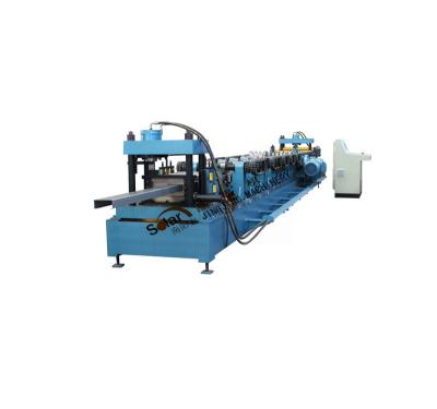 China Full automatic c z u section steel profile of hotels formed light steel purline roll forming machine for sale for sale