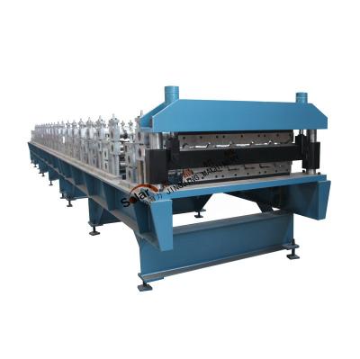 China Hotels Double Layer Roll Forming Machine Roll Formers Metal Roofing Corrugated Steel Sheet Wall Panel Tile Making Machine for sale