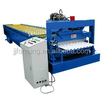 China ROOF Folding Roll Up Cold Rolled Garage Shutter Door Corrugated Panel Forming Machine for sale