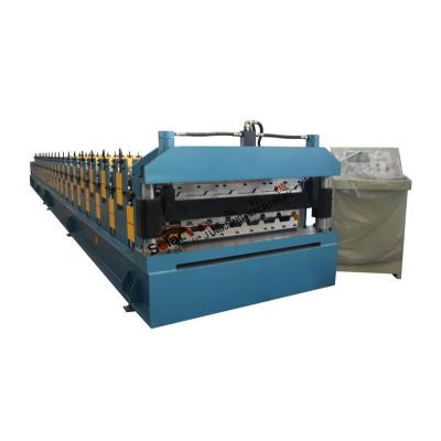 China Hotels Folding Roof Building Hardware Color Steel Plate Corrugated Iron Cold Galvanizing Aluminum Roofing Sheet Making Machine for sale