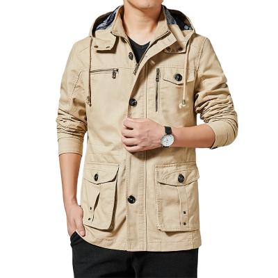 China JS1352 Factory Direct Sales Windproof Quality And Relieve M-5xl Cotton Windproof Men Plus Size Windbreaker Jackets 2021 for sale