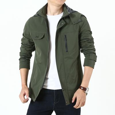 China 2021 Plus Size M-5xl Men's Dark Blue Cotton JS1337 Autumn Warm Fashion Windproof Khaki Black Army Green Windproof Jackets for sale