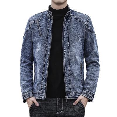 China JS1823 viable trending 2022 product high quality boy's jackets slim fit autumn winter youth jeans coat vintage washed men denim jacket for sale