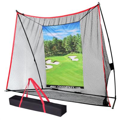 China Lightweight And Portable For Indoor Golf Practice Net Hitting Net Portable Golf Practice Anywhere Newest And Outdoor for sale