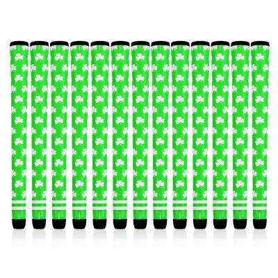 China Anti-Slip Champkey Shamrock Golf Grips Soft Sticky Material AVS NEW For Golf Club Three Standard Mid Size And Oversized Club Grips for sale