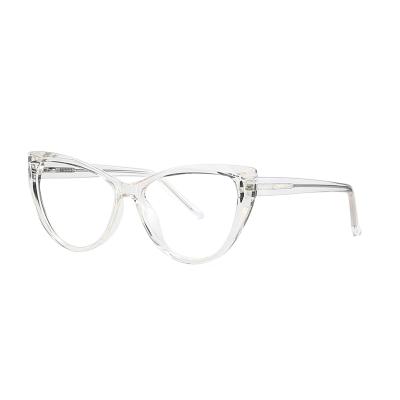 China For Wholesale Reading Glasses 2021 Customize Distribution Cateye Fashionable Acetate Optical TR 90 Women Frames Eyeglasses Frames Reading Glasses for sale