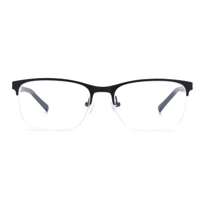 China For reading glasses 2021 NEW high quality clear TR 90 metal half frames optical glasses wholesale frames indicating glasses for women men for sale