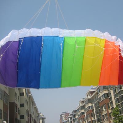 China Rainbow Kite Soft Outdoor Gifts Toy Nylon Double Line Rainbow Kite Promotional Custom for sale