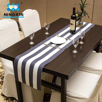 China 30*180cm PVC Table Runner CLASSIC Creative Fashionable Insulation Mat Washable Place Mat For Dining Table Homelands Christmas for sale