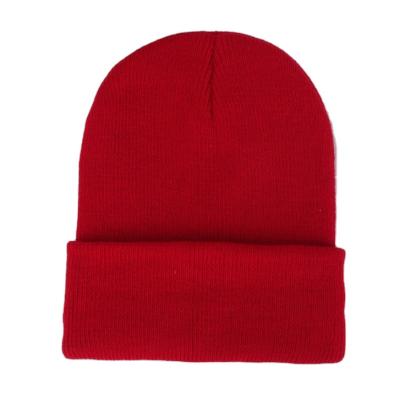 China Newest JOINT Winter Fashion Knit Custom Material RPET Polyester Hat With Sustainable Yarn for sale