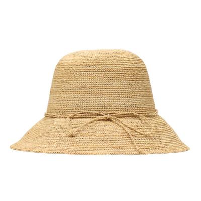 China Picture straw hat sun visor raffia grass hat summer for sale