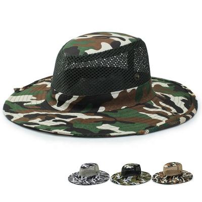 China Manufacturer Wholesale Controller Camouflage Bucket Hat Gray Striped for sale