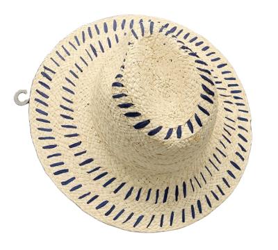 China Large Picture Raffia Hat Summer Raffia Adult Female Hat Soft Straw Panama Hat For Girls for sale