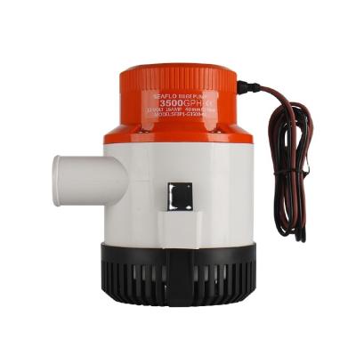 China 25.0 A Plastic Submersible Pump 12v High Flow 3500GPH Sea Water Bilge Pump for sale