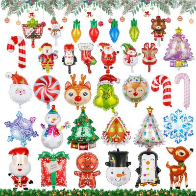 China Aluminium film Manufacturers wholesale foil balloons in the shape of Santa Claus for Christmas decoration and home decoration for sale