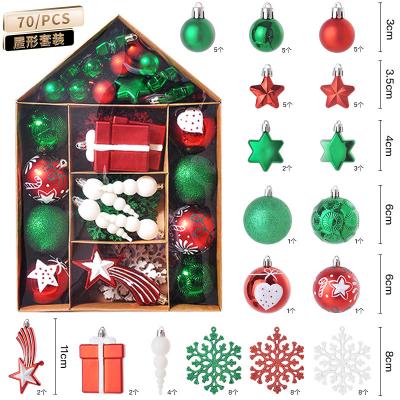 China New pattern 2022 Hot Sale Cheap Chinese Christmas Tree Pendant Christmas Balls For Christmas Decoration for sale