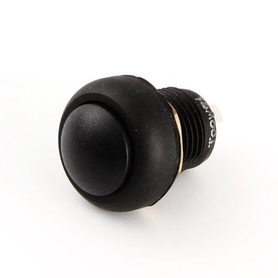 China Toowei Multi-Purpose Round Plastic Lampless Self-Latching Waterproof 12mm Push Button Switch IP67 for sale