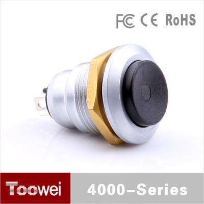 China IP67 12mm Metal Push Button Panel Mount High Quality Push Button Switch with CE, RoHS Approval for sale