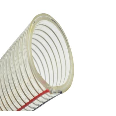 China PVC Reinforced Clear Spring Hose , PVC Steel Wire Spiral Reinforced Hose for sale