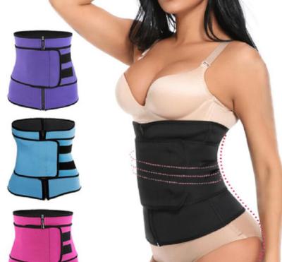 China Hot Sale Adjustable Waist Trainer Corset Neoprene Body Shaper Tummy Sweated Shapewear Workout Fat Burning for sale