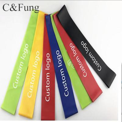 China New Products Yoga Resistance Band 100% Wide Latex Fitness Yoga Bands Sports Elastic Band for sale