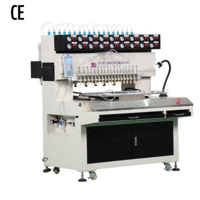 China Used in footwear factory  Weldo 18 colors automatic pvc rubber label making machine to make rubber labels for clothing for sale