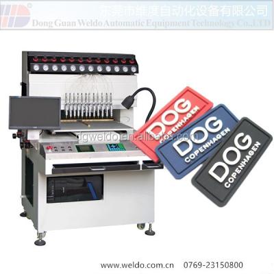 China Weldo automatic soft PVC label making machine WD600E-12B PVC for sale