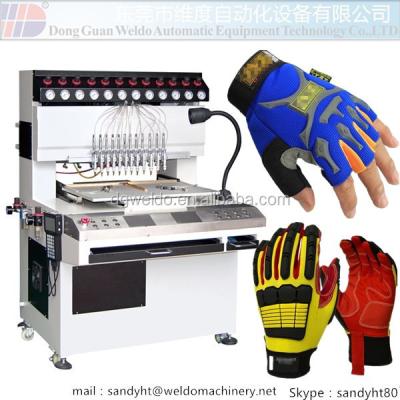 China Iron steel for machine body Weldo 12 Colors Automatic TPR PVC gloves Making Machine for sale