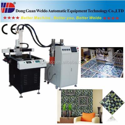 China Crystal Epoxy Resin Dispensing Machine for Bathroom Wall Sticker WD-600AB for sale