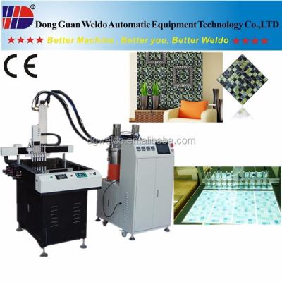 China Automatic epoxy doming machine Volume production for epoxy 3d wall stickers WD-600AB for sale