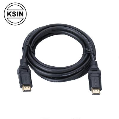 China High Speed ​​Flexible Hdtv Soft Ksin 4K 1080P 360 Degrees Rotate HDMI Cable With Ethernet for sale