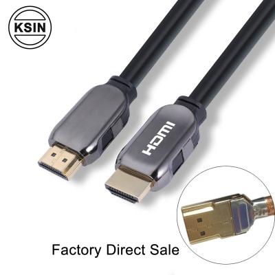 China For iPod Shell Hdmi 8K 60hz Premium High Speed ​​Zinc Alloy Hdmi Cable With 48gbps 8K Hdmi Ethernet Cable for sale