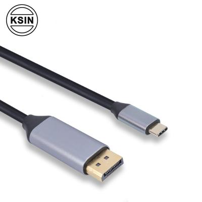 China COMPUTER KSIN Support 8K 60Hz / 4K 120Hz USB Type C to DisplayPort Adapter Cable USB Type C to DP 1.4 for sale