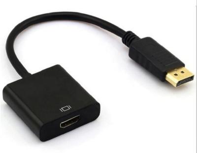 China For iPod Display Port to HDMI Female Adapter High Quality 4K Male to DP Female to HDMI Cable for sale