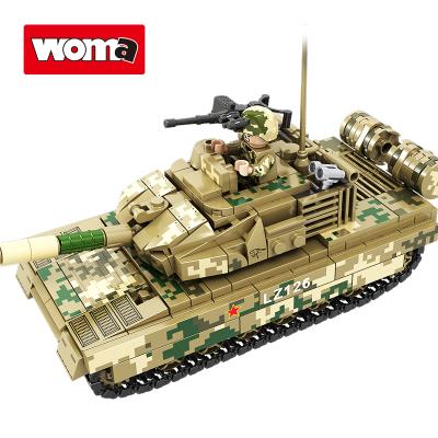 China Building Toy WOMA PLAYS World Tanks Model Kit Intelligence Bricks Military Army Tank Trucks Blocks Set For Adults Children for sale