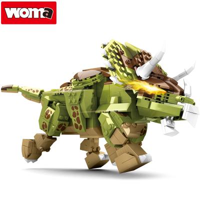 China WOMA Building Toy TOYS World Park Dinosaur Jurassic Model Building Blocks Interactive Brick Child Assemble Education Toys for sale