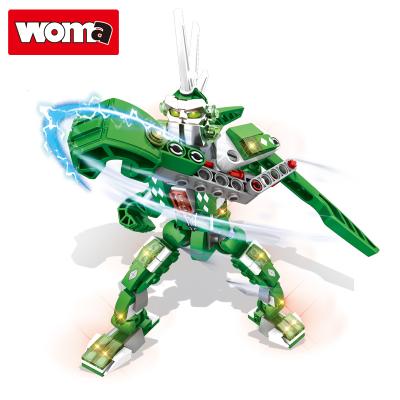 China Construction Toy WOMA TOYS New Design Duel Robot Mecha Ultimate Building Blocks Model Bricks Kids Play Games For Children for sale