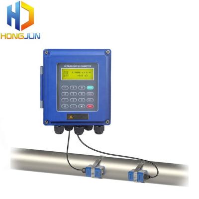 China Popular Wall Mounted HUF725 Flange On Pipe Ultrasonic Water Flow Meter Price HUF725 for sale