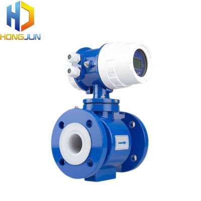 China Cast steel; stainless steel food production pharmaceutical industry sanitary hygienic electromagnetic flowmeter for sale