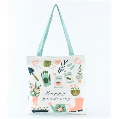 China Simple Canalolo Customized Hot Sale Printing Coated Cotton Eco-friendly Tote Bag Girls Sholduer Handbag for sale