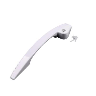 China Commercial refrigerator door handle spare parts, refrigerator accessories, door handle with lock and keys for sale