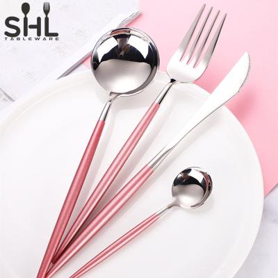 China Viable 410 Stainless Steel Cutlery Tea Spoon Cutleri Dessert Spoons Kids Cutlery Set for sale