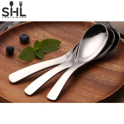 China Customized Wholesale High Quality Viable Stainless Steel 304 Count Spoon Gold Soup Spoon for sale