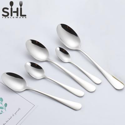 China Sustainable Restaurant Dinner Spoon Kitchen Use Spoons Metal for sale