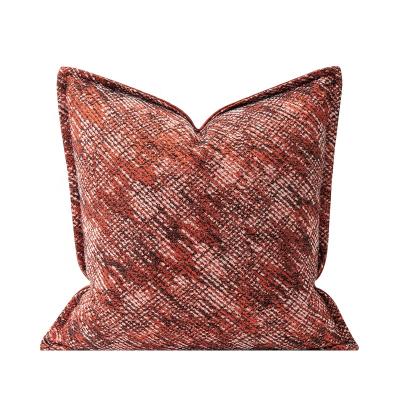 China Anti-pilling Most Popular 2021 Beautiful Elegant Good Quality Red Plaid Covers 20x20 Pillow Covers Throw for sale