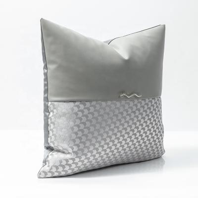 China White Gray Geometric Cushion Cover Home Decor Anti-pilling Drop Ship Pillow Covers Zipper 45*45cm Decorative Pillows Shape for sale